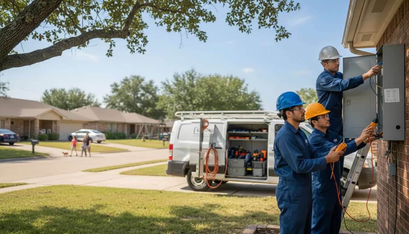 Certified electrician providing emergency electrical services in Knapp, WI